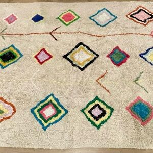 Lorena Canals 100% Cotton Colorful Geometric Patterned Rug